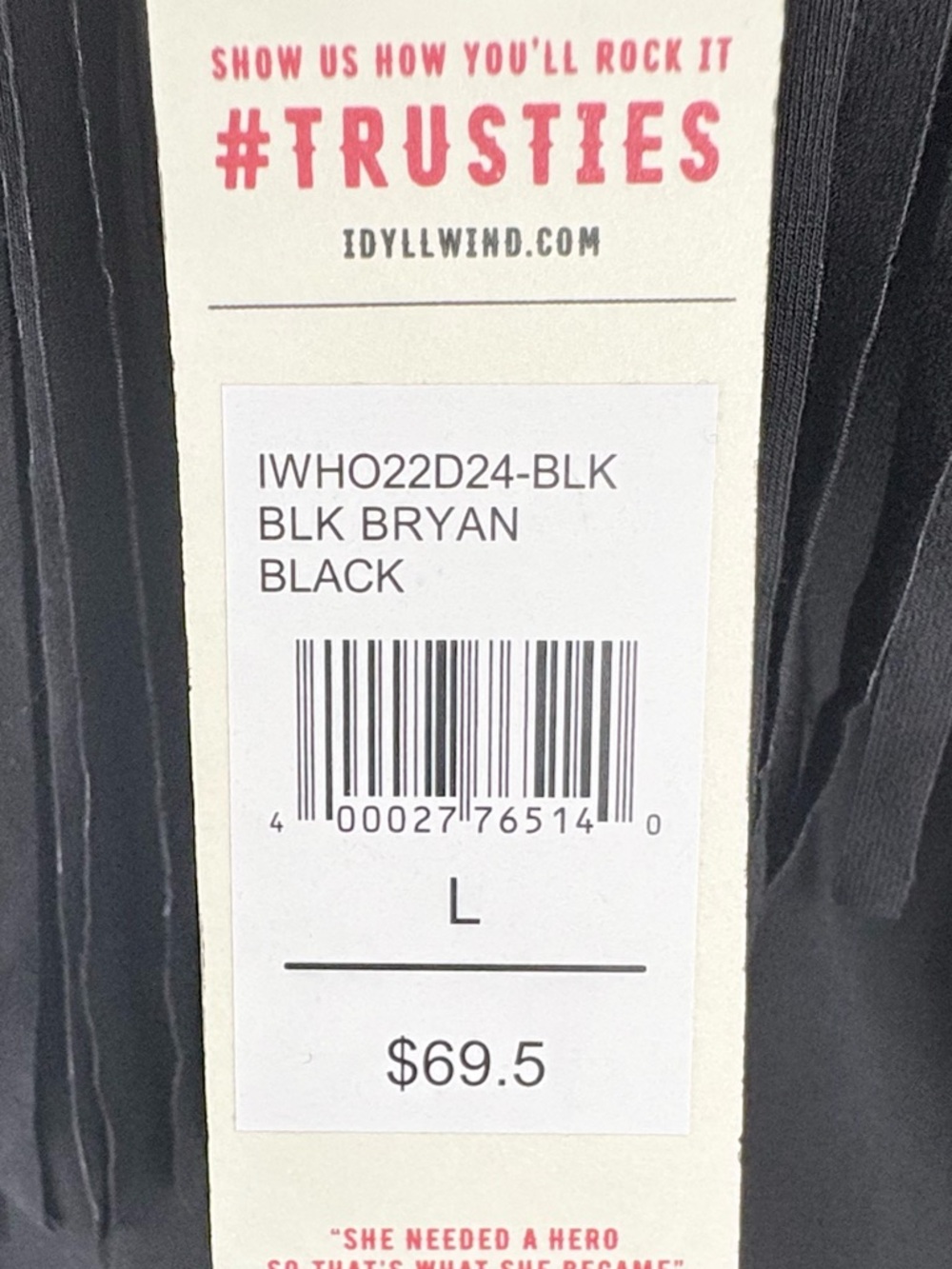 Idyllwind Black Fringe Western Dress L NWT Boho Cowgirl Festival - Picture 5 of 7